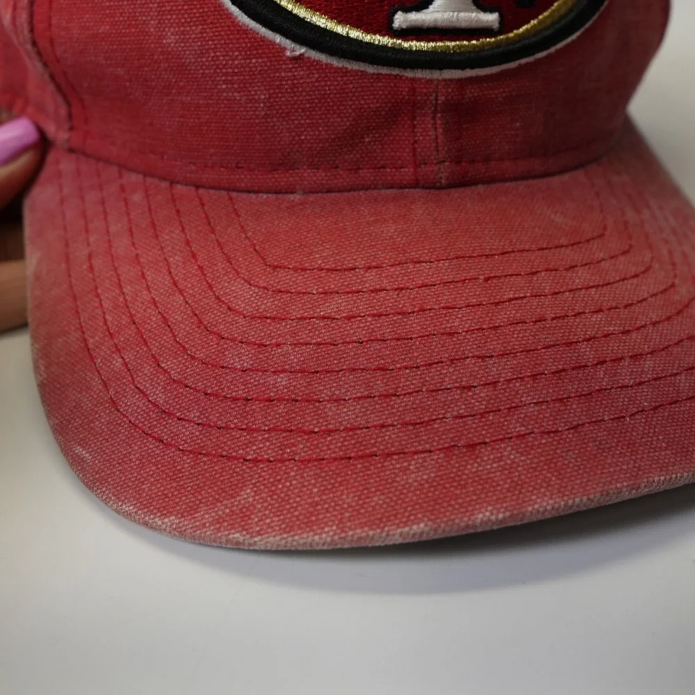 New Era San‎ Francisco 49ers Red Snapback Baseball Cap Adjustable Men